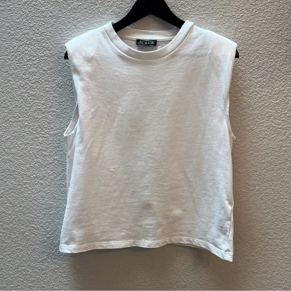 J. Crew Structured Muscle T-Shirt in Mariner Cotton, Size Small, BY399 $49.50 - Picture 3 of 6